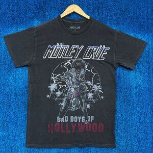 Motley Crue Bad Boys of Hollywood Graphic T-Shirt Size S/M